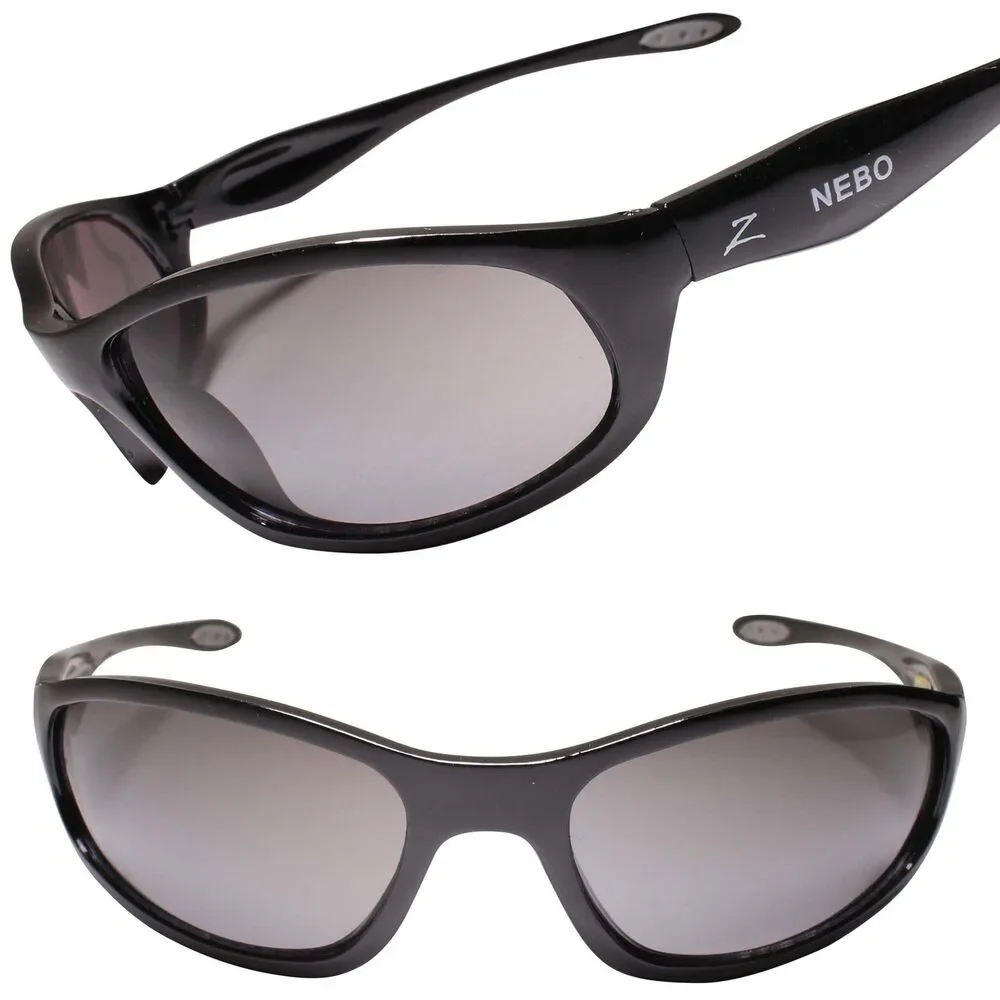 Black Sporty and Stylish Slim Wrap Around Sunglasses for Outdoor Enthusiasts